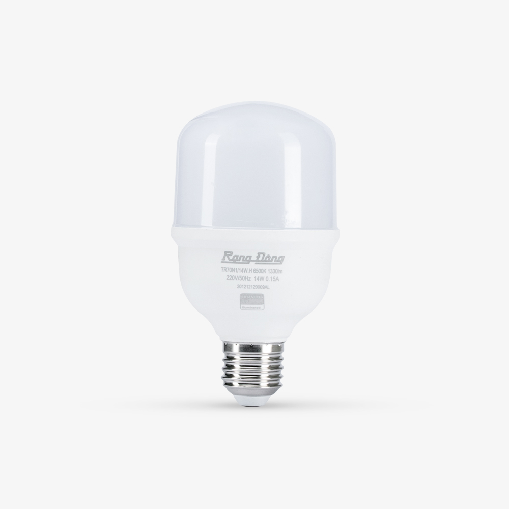 đèn LED BULB Trụ 14W Model: TR70N1-14W.H - nhôm nhựa